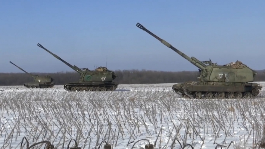 Nga phối hợp nhiều pháo để tấn công dồn dập các đơn vị quân đội Ukraine